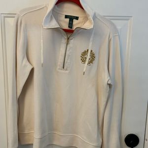Ralph Lauren top with 1/2 zip